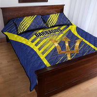 Barbados Football Quilt Bed Set Go Champions Bajan Tridents