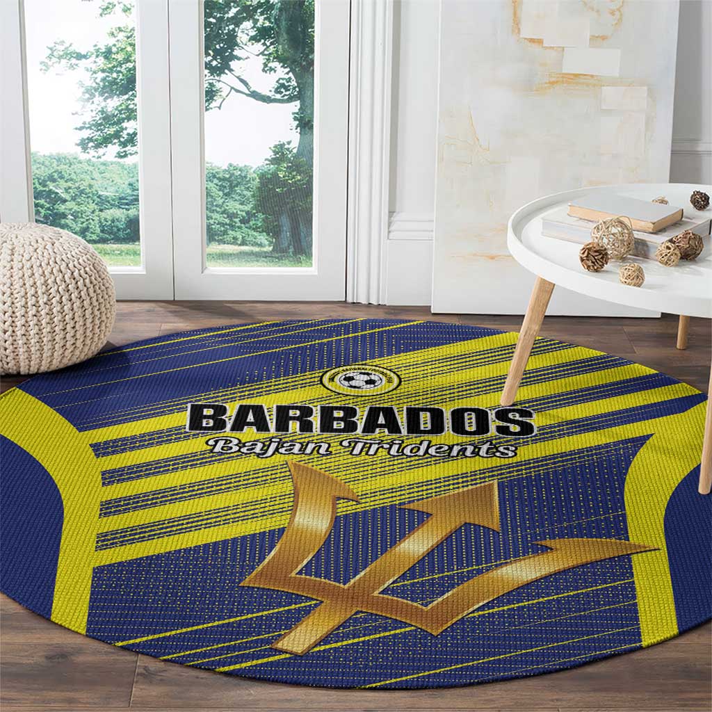 Barbados Football Round Carpet Go Champions Bajan Tridents