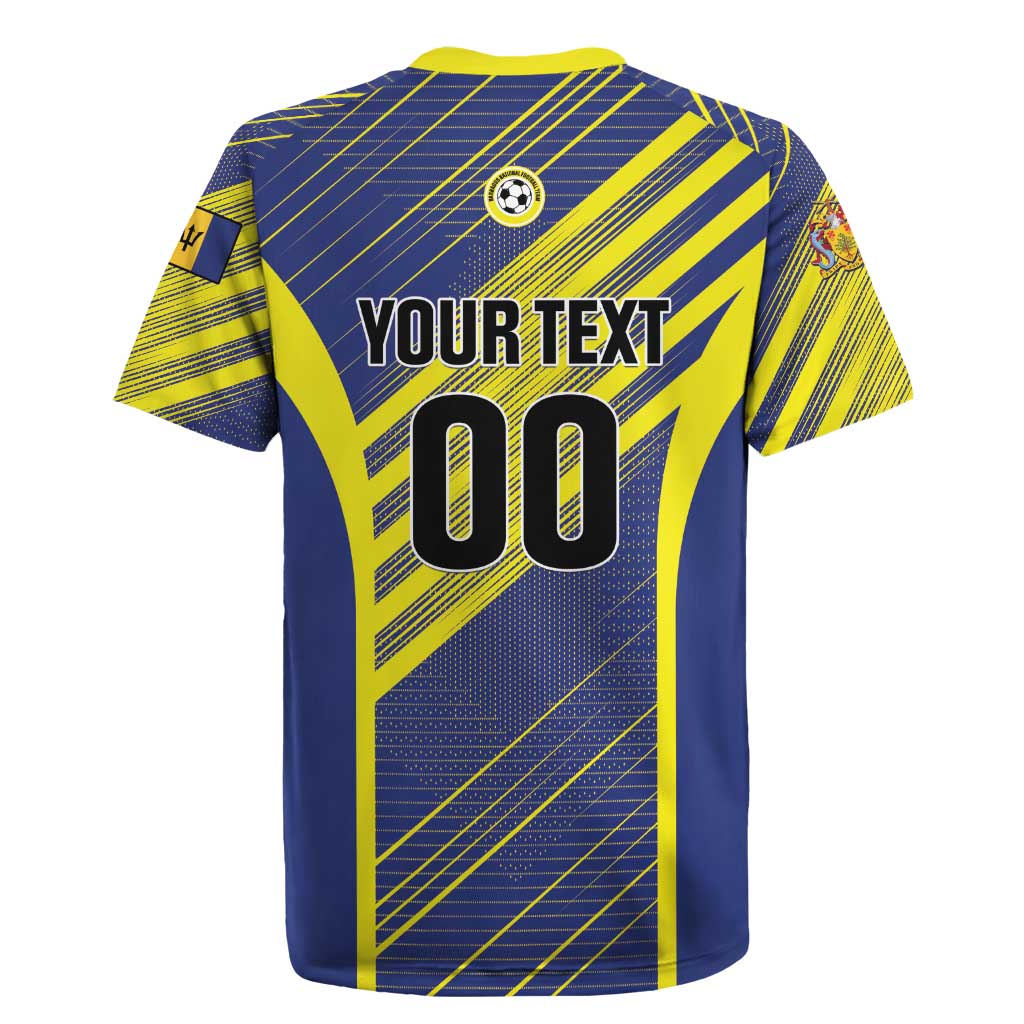 Custom Barbados Football Rugby Jersey Go Champions Bajan Tridents