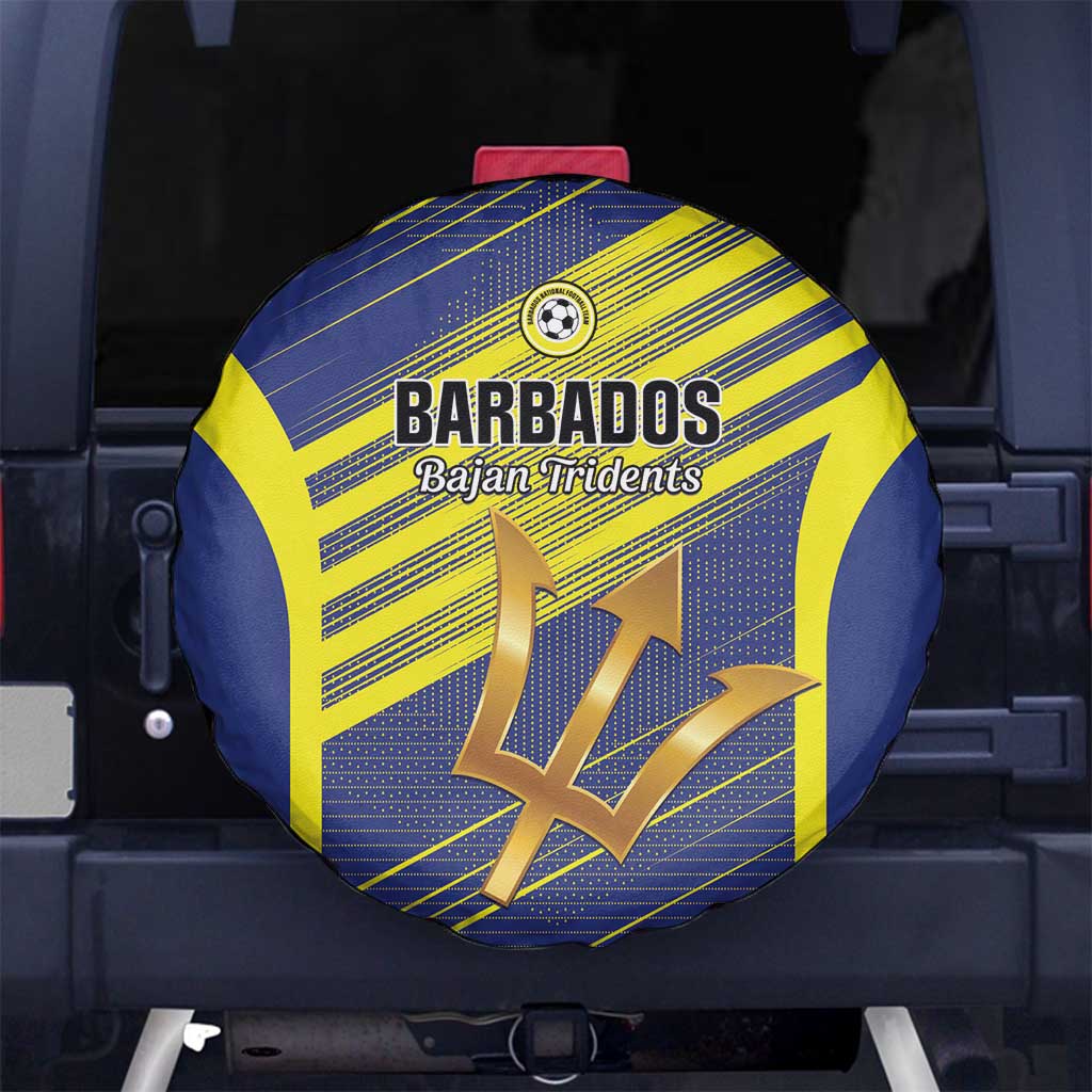 Barbados Football Spare Tire Cover Go Champions Bajan Tridents