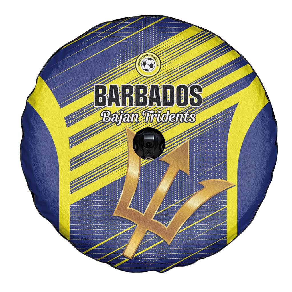 Barbados Football Spare Tire Cover Go Champions Bajan Tridents