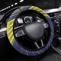 Barbados Football Steering Wheel Cover Go Champions Bajan Tridents