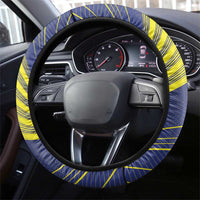 Barbados Football Steering Wheel Cover Go Champions Bajan Tridents
