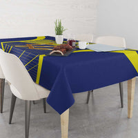 Barbados Football Tablecloth Go Champions Bajan Tridents