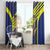 Barbados Football Window Curtain Go Champions Bajan Tridents