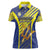 Custom Barbados Football Women Polo Shirt Go Champions Bajan Tridents