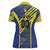 Custom Barbados Football Women Polo Shirt Go Champions Bajan Tridents