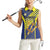 Custom Barbados Football Women Sleeveless Polo Shirt Go Champions Bajan Tridents