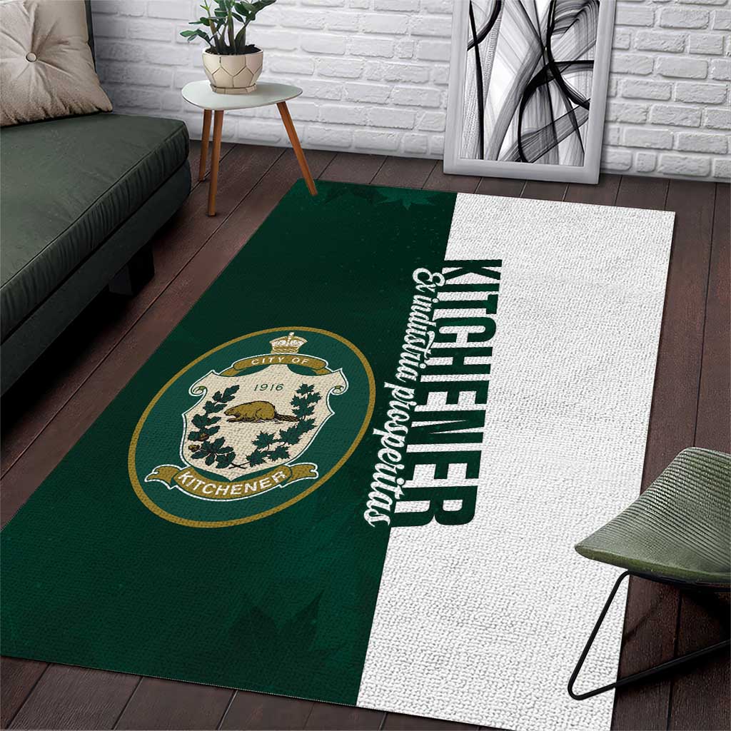Personalised Canada Kitchener Area Rug Ex Industria Prosperitas