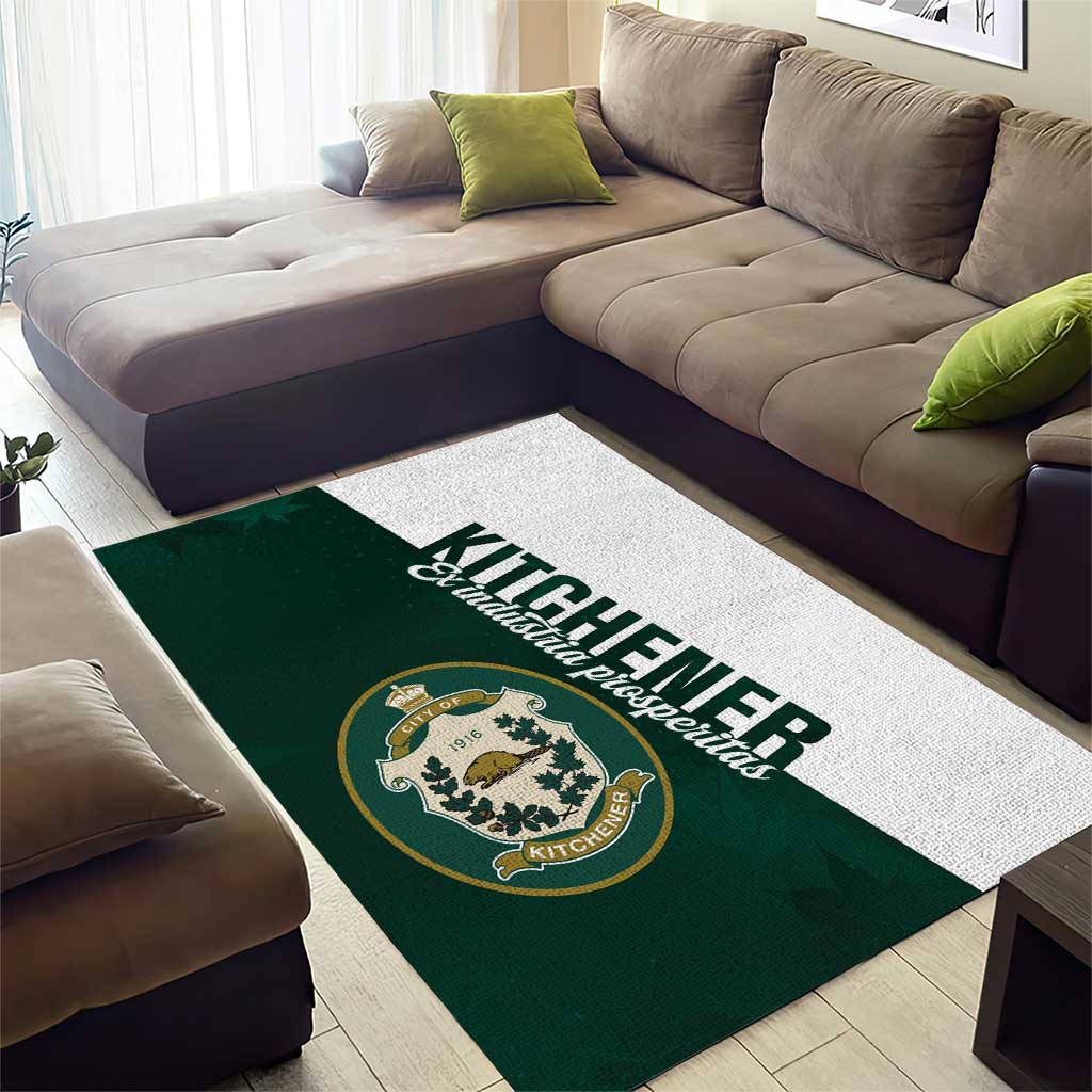 Personalised Canada Kitchener Area Rug Ex Industria Prosperitas