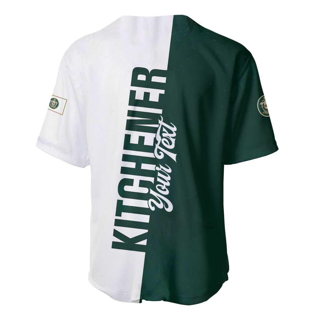 Personalised Canada Kitchener Baseball Jersey Ex Industria Prosperitas