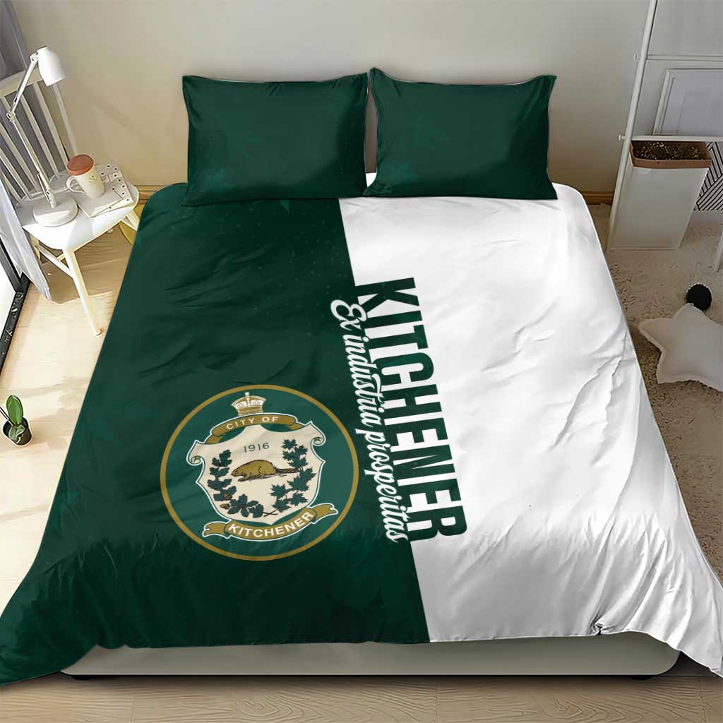 Personalised Canada Kitchener Bedding Set Ex Industria Prosperitas