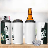 Personalised Canada Kitchener 4 in 1 Can Cooler Tumbler Ex Industria Prosperitas