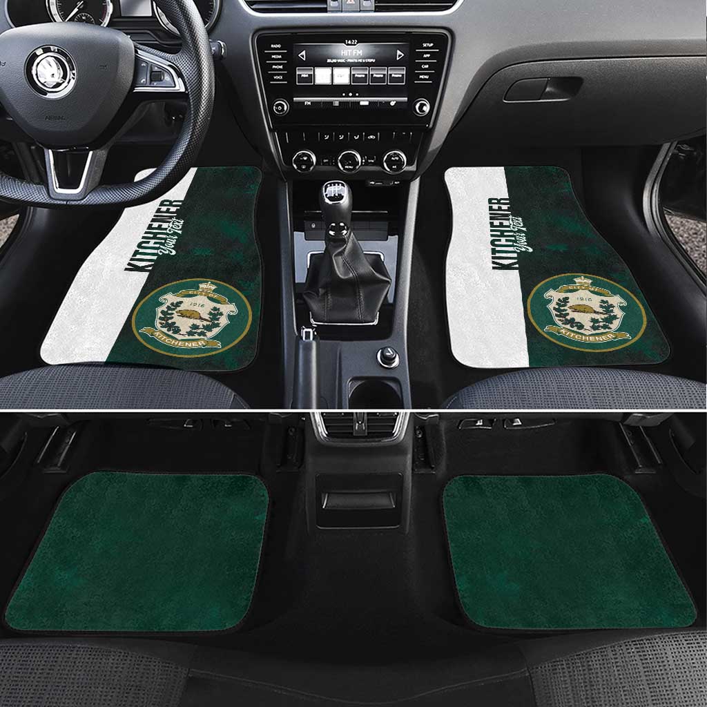 Personalised Canada Kitchener Car Mats Ex Industria Prosperitas