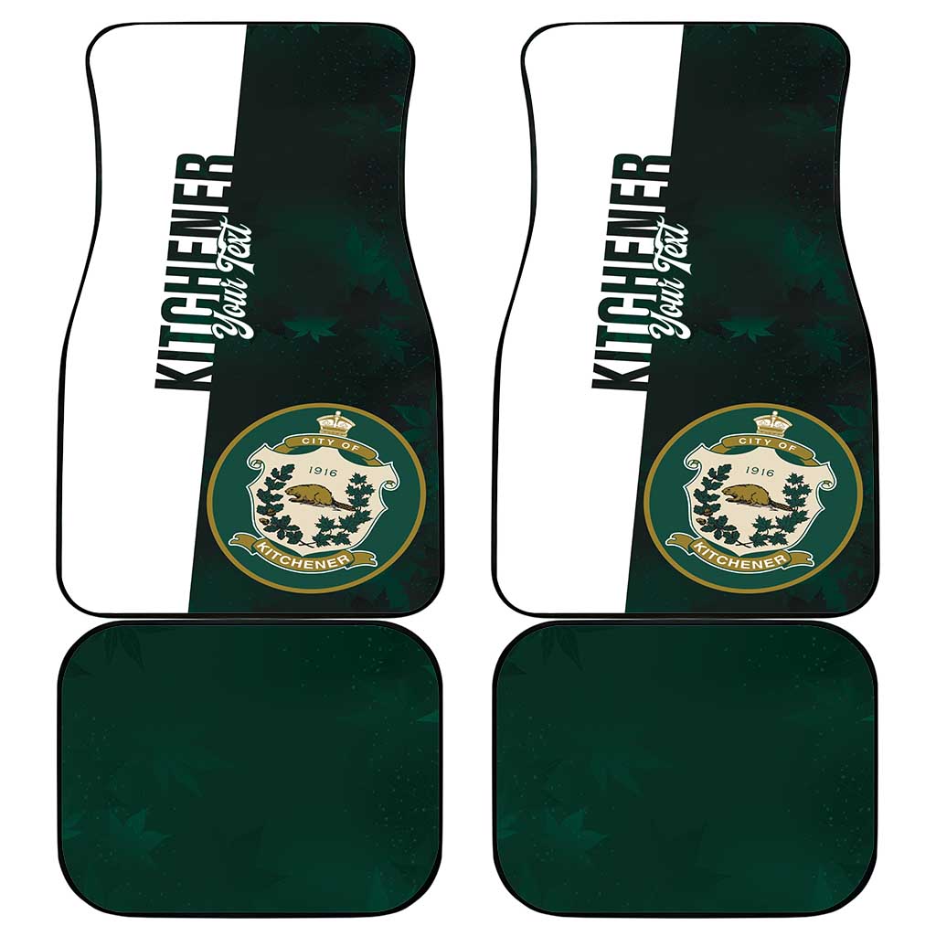 Personalised Canada Kitchener Car Mats Ex Industria Prosperitas