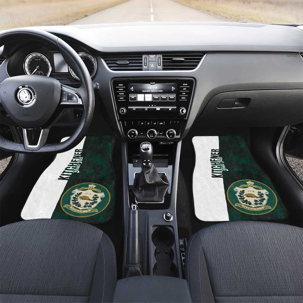 Personalised Canada Kitchener Car Mats Ex Industria Prosperitas