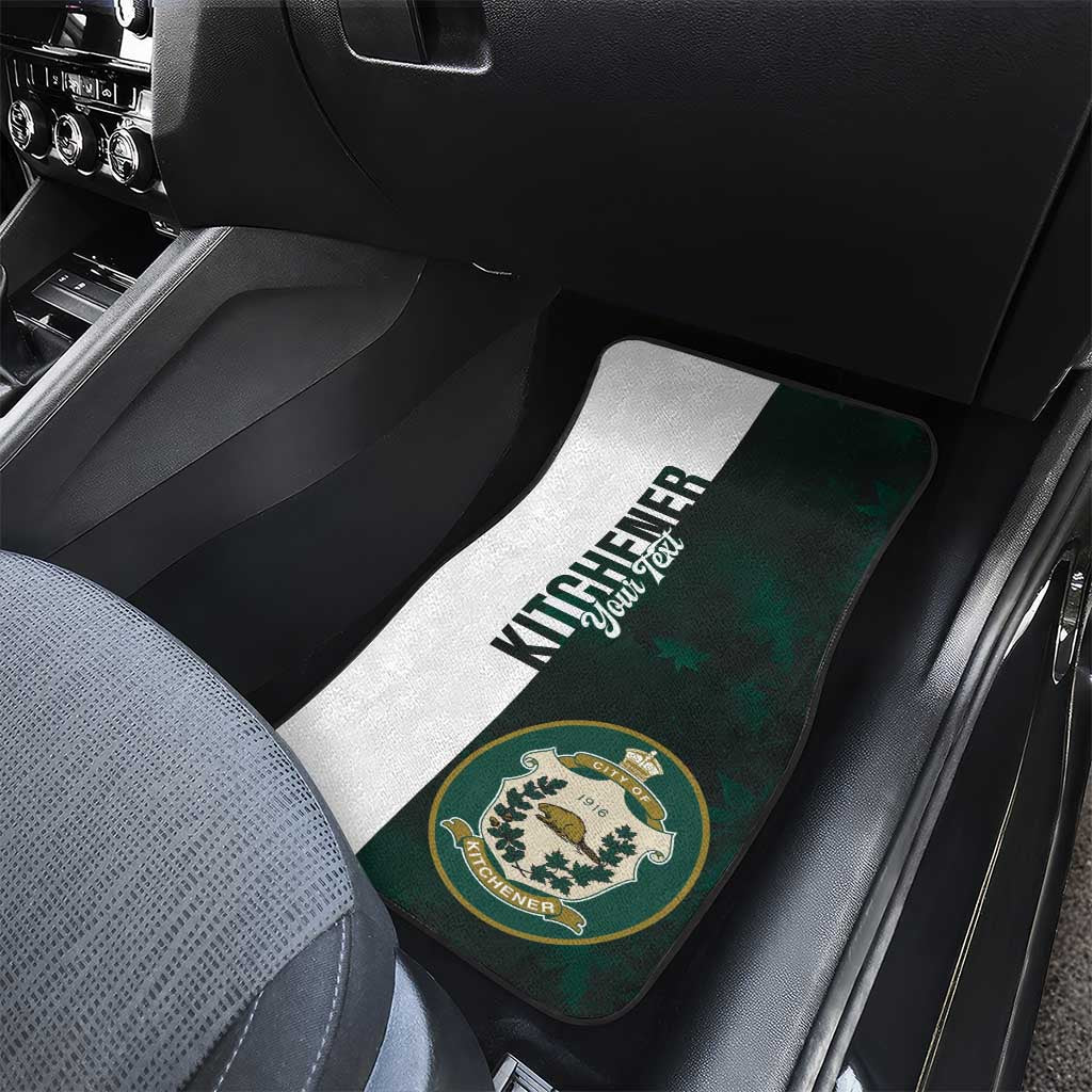 Personalised Canada Kitchener Car Mats Ex Industria Prosperitas