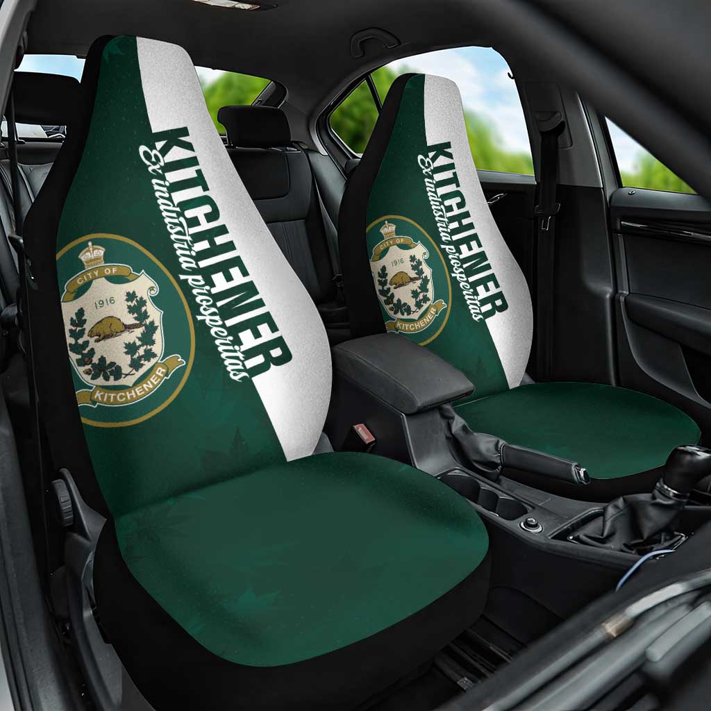 Personalised Canada Kitchener Car Seat Cover Ex Industria Prosperitas