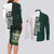 Personalised Canada Kitchener Couples Matching Long Sleeve Bodycon Dress and Long Sleeve Button Shirt Ex Industria Prosperitas