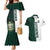Personalised Canada Kitchener Couples Matching Mermaid Dress and Hawaiian Shirt Ex Industria Prosperitas
