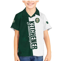 Personalised Canada Kitchener Family Matching Mermaid Dress and Hawaiian Shirt Ex Industria Prosperitas