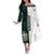 Personalised Canada Kitchener Family Matching Off The Shoulder Long Sleeve Dress and Hawaiian Shirt Ex Industria Prosperitas