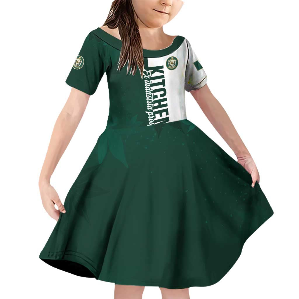 Personalised Canada Kitchener Family Matching Off Shoulder Short Dress and Hawaiian Shirt Ex Industria Prosperitas