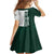 Personalised Canada Kitchener Family Matching Off Shoulder Short Dress and Hawaiian Shirt Ex Industria Prosperitas