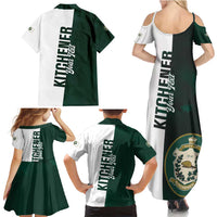 Personalised Canada Kitchener Family Matching Summer Maxi Dress and Hawaiian Shirt Ex Industria Prosperitas