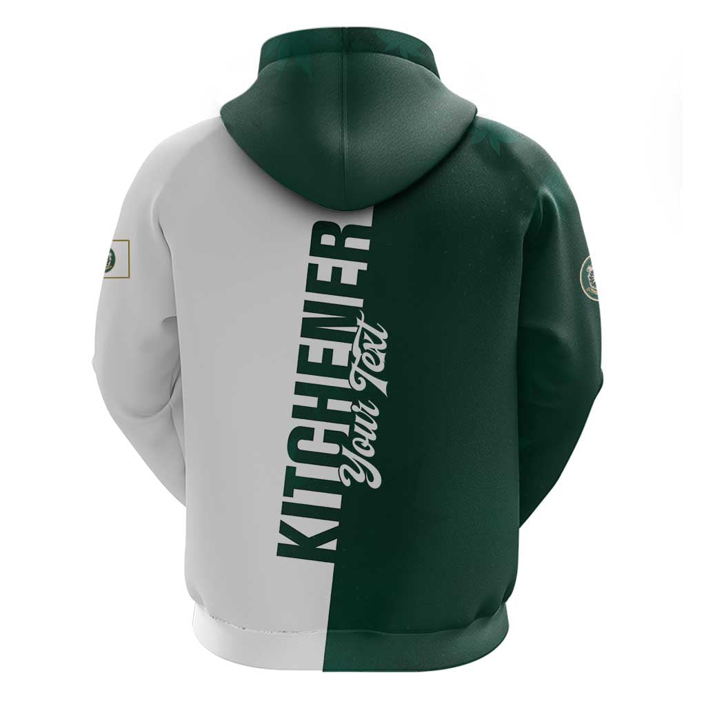 Personalised Canada Kitchener Hoodie Ex Industria Prosperitas