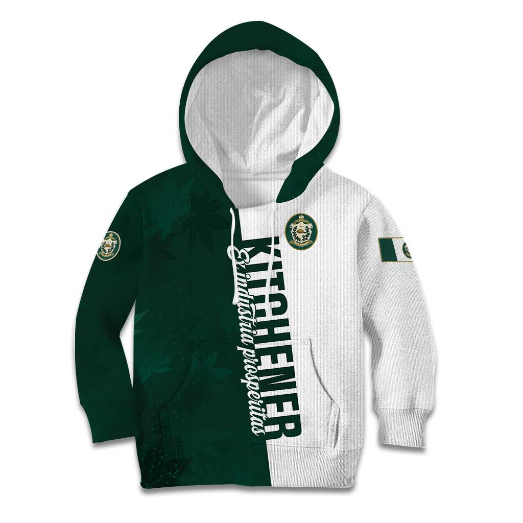 Personalised Canada Kitchener Kid Hoodie Ex Industria Prosperitas