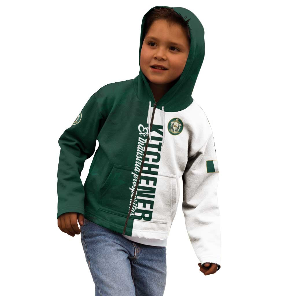 Personalised Canada Kitchener Kid Hoodie Ex Industria Prosperitas