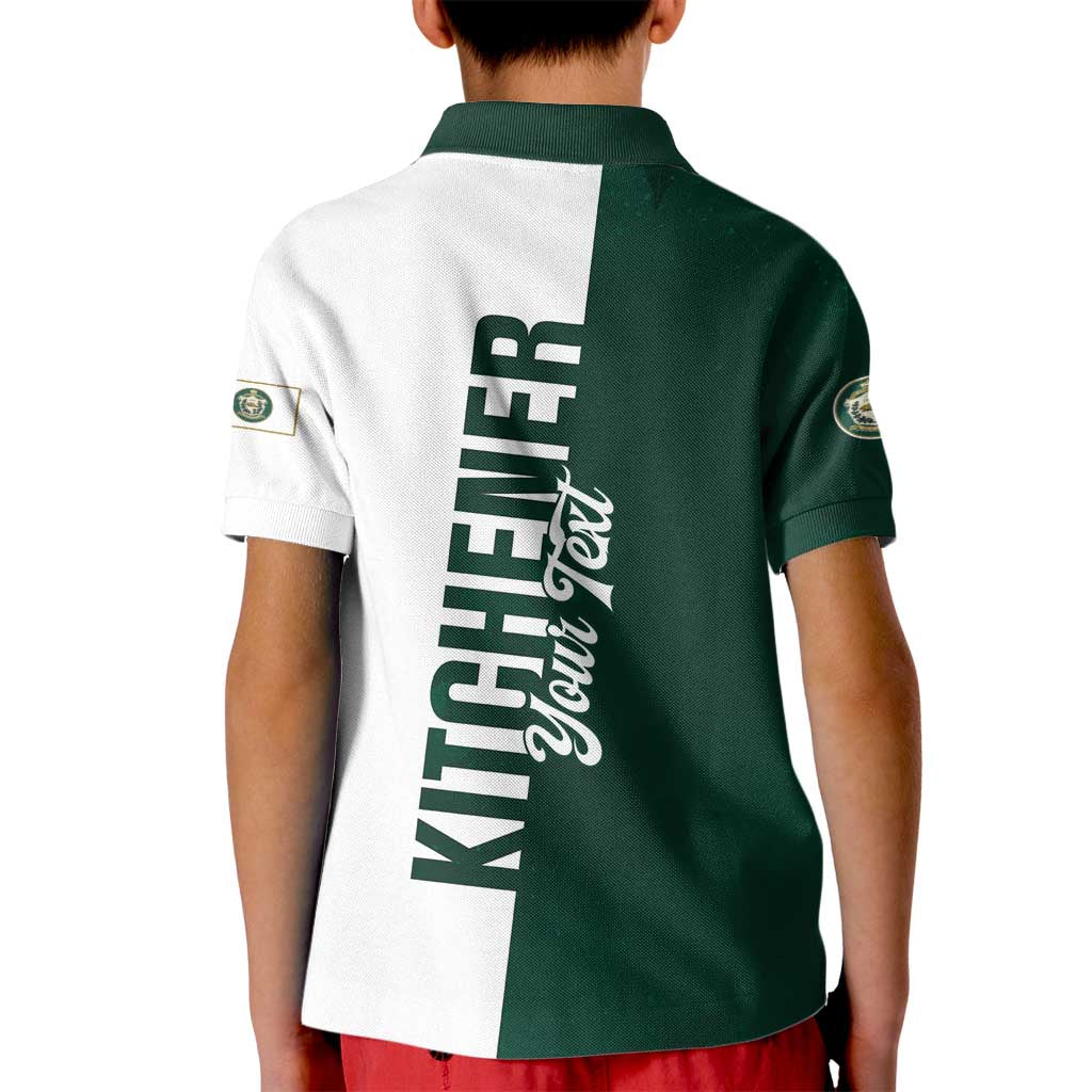 Personalised Canada Kitchener Kid Polo Shirt Ex Industria Prosperitas