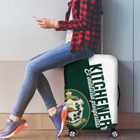 Personalised Canada Kitchener Luggage Cover Ex Industria Prosperitas