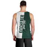 Personalised Canada Kitchener Men Tank Top Ex Industria Prosperitas