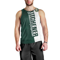 Personalised Canada Kitchener Men Tank Top Ex Industria Prosperitas