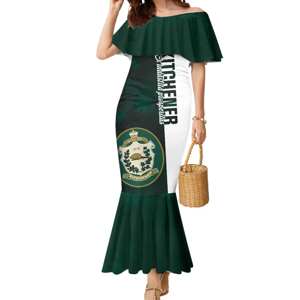 Personalised Canada Kitchener Mermaid Dress Ex Industria Prosperitas