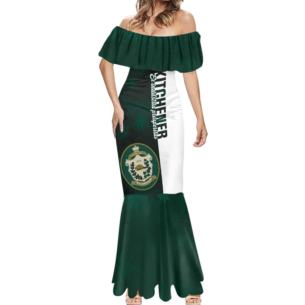 Personalised Canada Kitchener Mermaid Dress Ex Industria Prosperitas