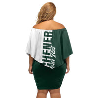 Personalised Canada Kitchener Off Shoulder Short Dress Ex Industria Prosperitas