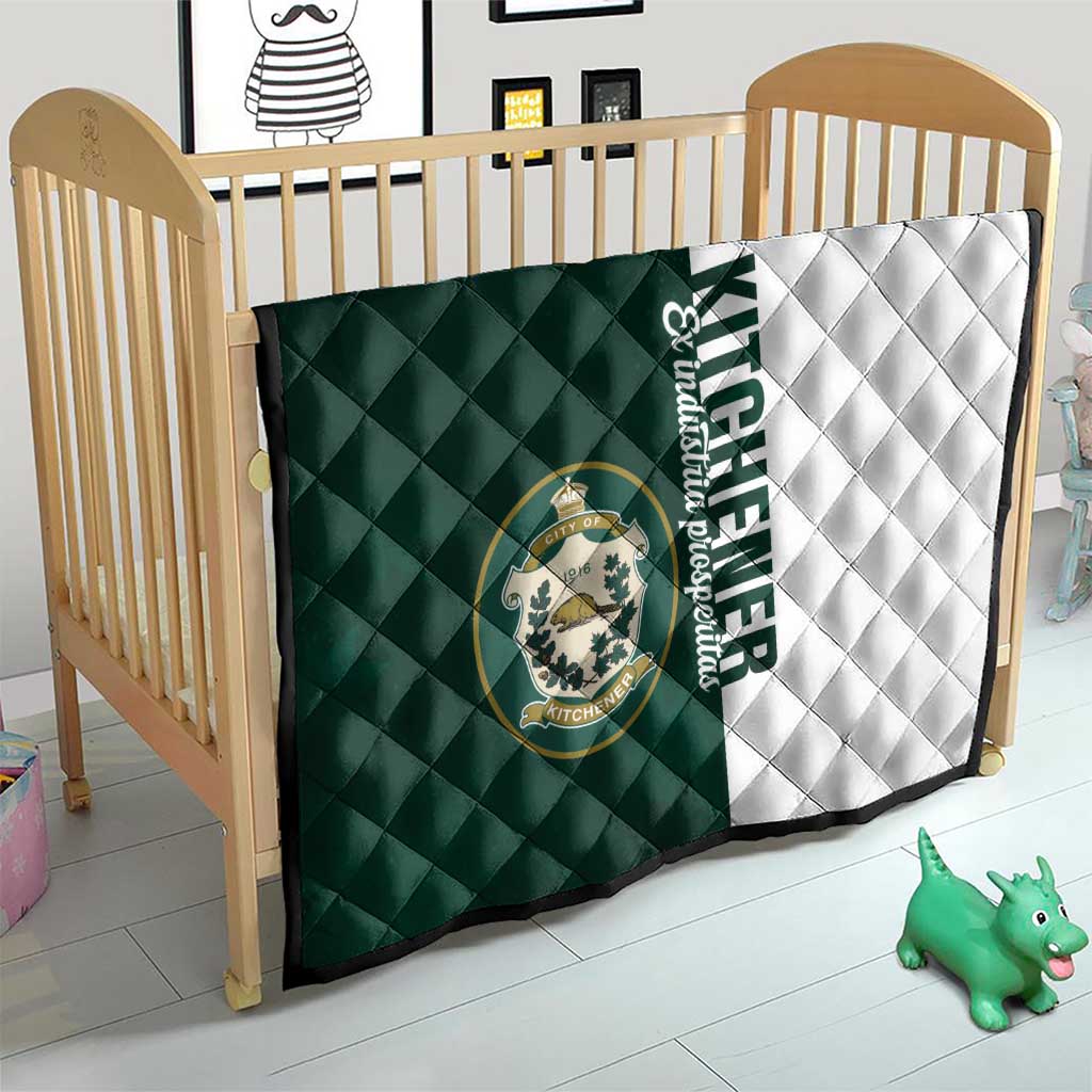 Personalised Canada Kitchener Quilt Ex Industria Prosperitas