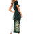 Personalised Canada Kitchener Short Sleeve Bodycon Dress Ex Industria Prosperitas