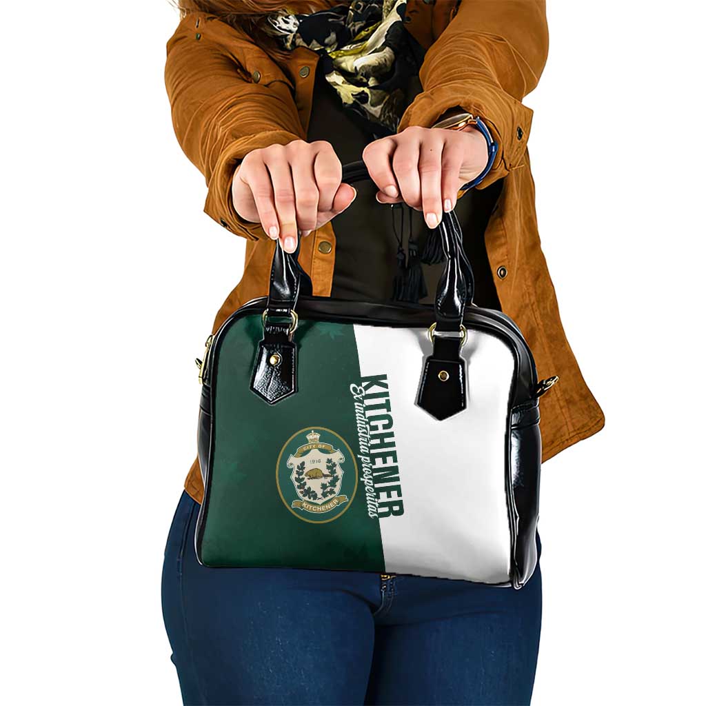 Personalised Canada Kitchener Shoulder Handbag Ex Industria Prosperitas
