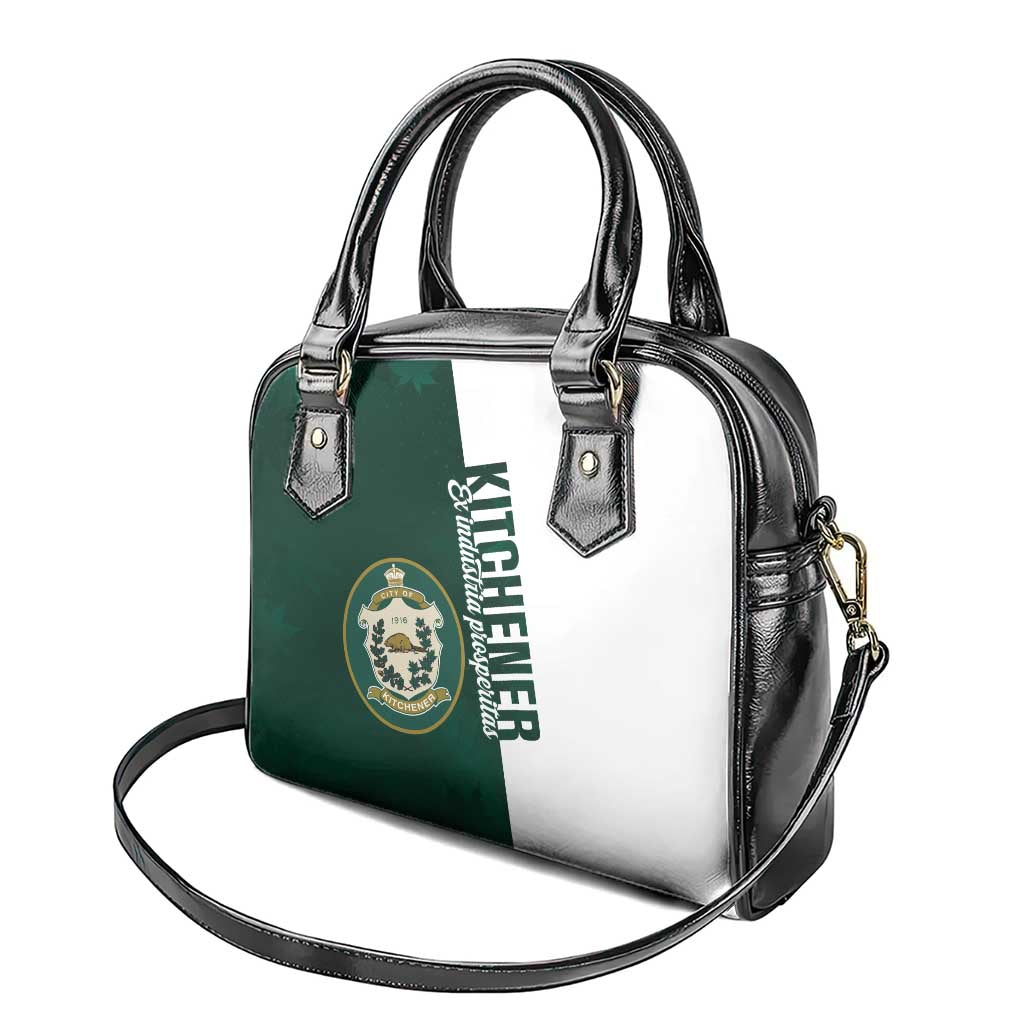 Personalised Canada Kitchener Shoulder Handbag Ex Industria Prosperitas