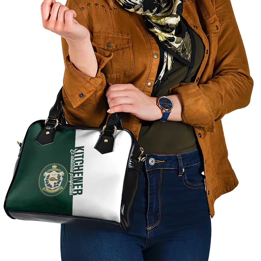 Personalised Canada Kitchener Shoulder Handbag Ex Industria Prosperitas