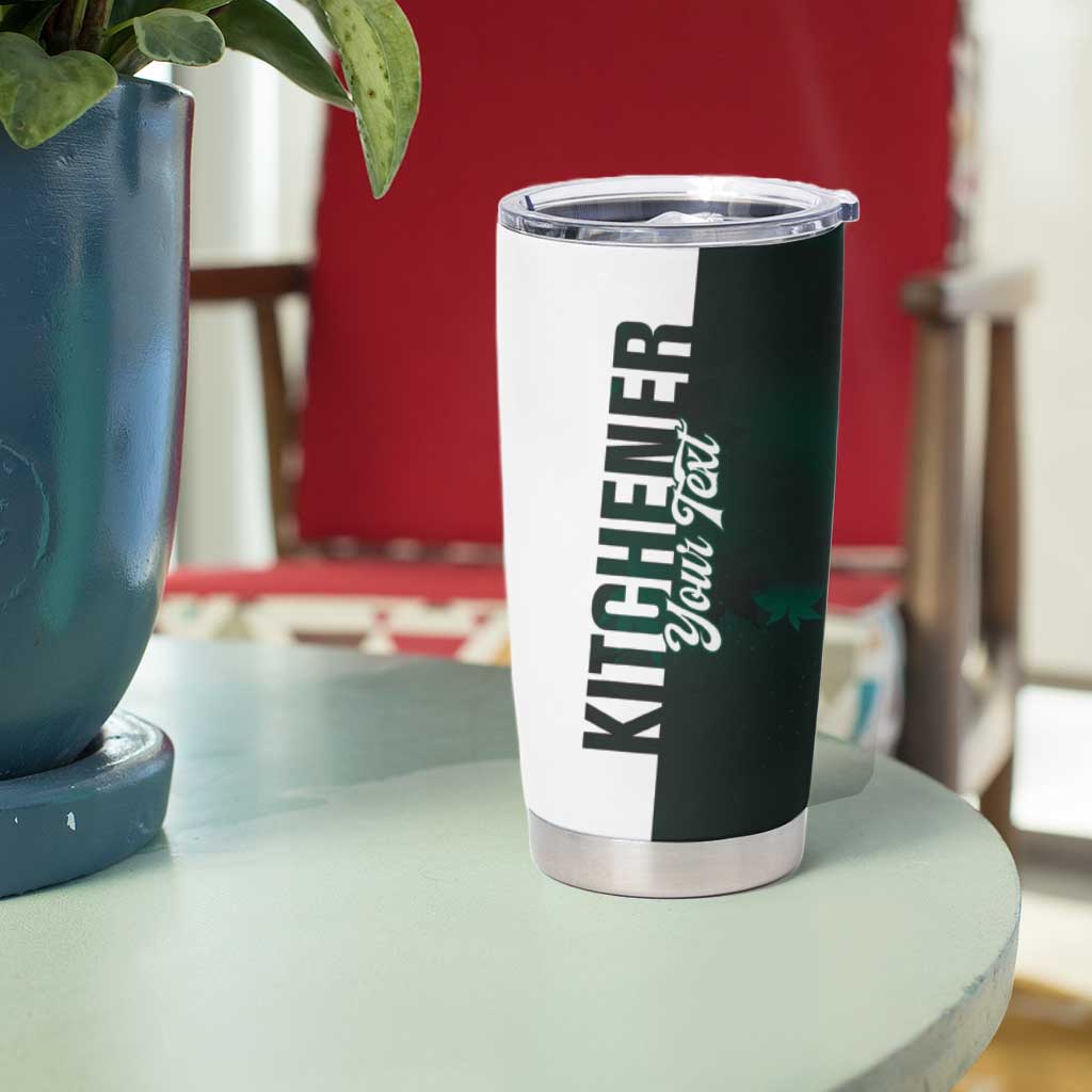 Personalised Canada Kitchener Tumbler Cup Ex Industria Prosperitas