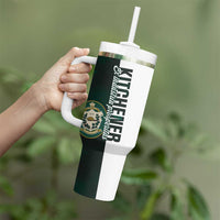 Personalised Canada Kitchener Tumbler With Handle Ex Industria Prosperitas