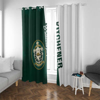 Personalised Canada Kitchener Window Curtain Ex Industria Prosperitas
