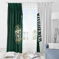 Personalised Canada Kitchener Window Curtain Ex Industria Prosperitas