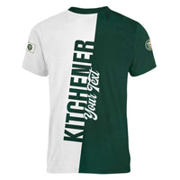 Personalised Canada Kitchener Women V-Neck T-Shirt Ex Industria Prosperitas