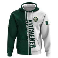 Personalised Canada Kitchener Zip Hoodie Ex Industria Prosperitas